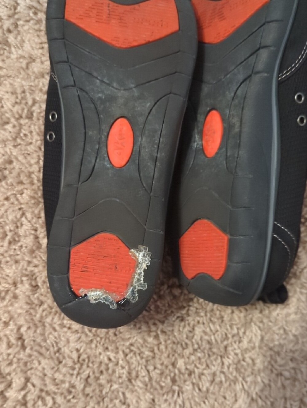 Anne Klein Sport Black Slip-On Athletic Shoes with Contrast Stitching - Picture 3 of 3